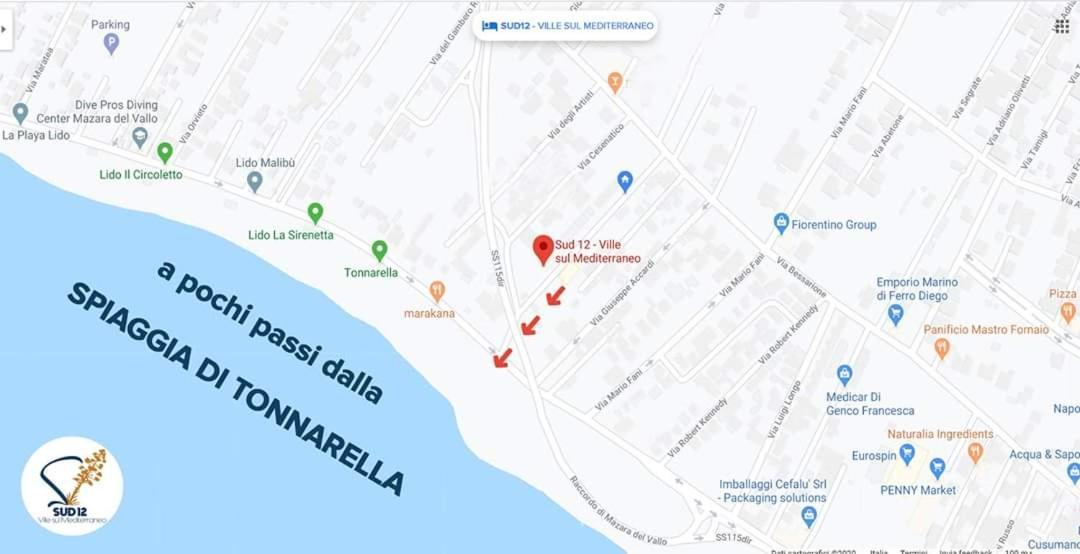 Sud 12 - Ville Sul Mediterraneo Apart Hotel Мазара-дель-Валло Экстерьер фото